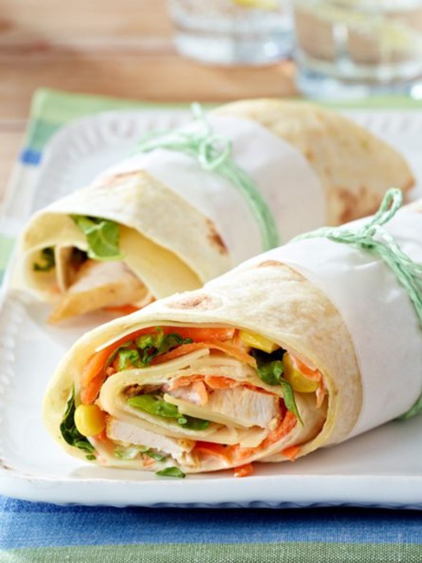 Wraps gefüllt mit COMTÉ und Hähnchenfilet